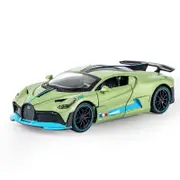 Catzon 1:32 DIVO Alloy Car Model with Pull-Back Functionality and Sound Light Effects-Green