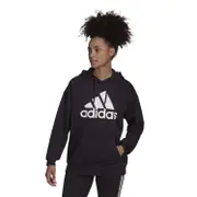 adidas Womens Essentials Boyfriend Logo Hoodie - Black
