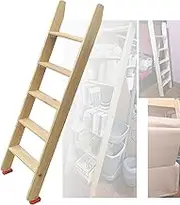 Bunk Bed Ladder/Inclined Ladder, Suitable for Heavy People, RV Bunk Bed Ladder with Adjustable Hook, Safety Railing Ladder for Children and Adults (Size : 125cm(49in))