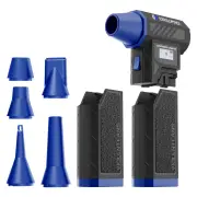 Drillpro 138,000RPM High Speed Brushless Motor Handheld Turbo Fan Air Blower 8000mAh Battery Portable Dust Cleaner Multi