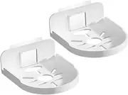 Zerodeko 2Pcs Wall Mount Floating Shelf for Speakers Cameras No Punching Required Bracket for Bathroom Kitchen Easy Installation Space Saving Design