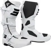 Shot Race 6 Motocross Boots, black-white, Size 40 for Men Black White