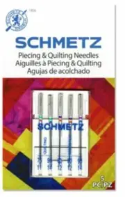 5 PACK SCHMETZ PIECING QUILTING SEWING MACHINE NEEDLES COMBO Part # S-1856