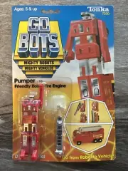 Vintage Tonka Bandai Transformer GOBOTS Machine Robo PUMPER Fire Tru Go Bot 7200