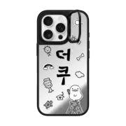 iPhone 16 Pro Mirror Ring Stand Case MagSafe Compatible DRAWING DUCKOO