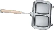 LABRIMP Detachable Handle Cookware Non-Stick Pan Sandwich Maker Titanium Easy to Clean Toast Maker
