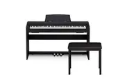 Casio PX-770BK Privia 88-Note Digital Electric Piano w Foot Pedals & Bench Black