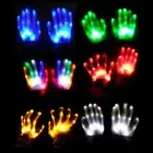 1Pc light-up toys led rave flashing glove glow light up finger tip lighting -dm