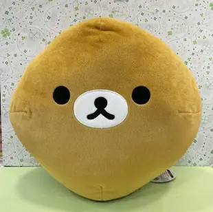 【震撼精品百貨】Rilakkuma San-X 拉拉熊懶懶熊 拉拉熊圓型抱枕-哥哥大頭#00689 震撼日式精品百貨