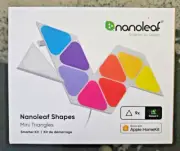 Nanoleaf Shapes Modular Lighting Mini Triangles Smarter Kit RGBW 9 Panels