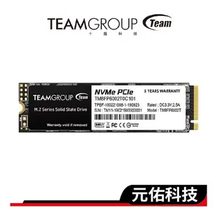 TEAM十銓 MP33 SSD固態硬碟 256G 512G 1TB 2TB M.2 PCIe Gen3 固態硬碟