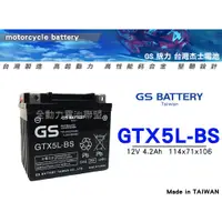 在飛比找蝦皮購物優惠-全動力-統力GS 機車電池 GTX5L 5號電池 100cc