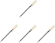 GLEAVI 4pcs Corn Rice Soil Sampling Tool Reusable Grain Probe Lightweight Cereal Sampler Wooden Handle for Farm