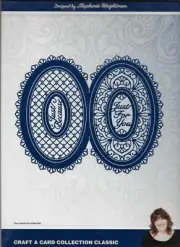 TATTERED LACE Cutting Die - CRAFT A CARD COLLECTION CLASSIC - Oval