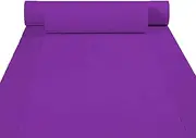 Aisle Runner Carpet, Wedding Aisle Runner Purple Event Carpet, 2 mm Thick Rug Runners Non-Slip Runway Rugs Hallway Carpet Roll for Wedding Party Church Outdoor Beach Decorations