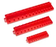 03965A Socket Set Tray Organizer Case with Double Rows | 3 Piece | 1/4", 3/8"...