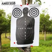 5/10/20Pcs Target Papers Human Body Shape Targets for Bow Arrows Archery Shootin