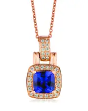 Le Vian Blueberry Tanzanite 14K Rose Gold 1.04 ct. tw. Diamond & Tanzanite Pendant