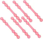 Ipetboom 10 Pcs Mask Hook Elastic Cord for Mask Rope Hooks Extender Strap Holder Extender Protection Hook Strap Extension Protective Hook Lanyard Masks Pink