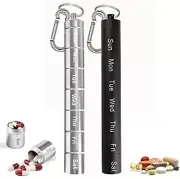 Medicine Container Holder Weekly Tablet Pill Sorter Case Organizer Box 7 Days