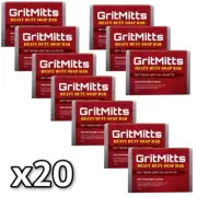GritMitts Heavy Duty Pumice Grit Soap Bar Hand Cleaner 20x 100gr Bars Grit Mitts