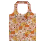Sachi Polyester Reusable Shopping Bag/Built-in Pocket Pouch 42x40cm Assorted