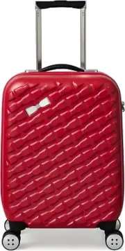 $395.00 Ted Baker Belle Fashion Lightweight Hardshell Spinner Luggage Red 21"