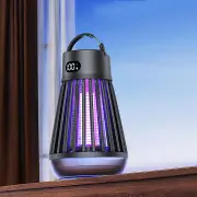 GGP Black 360Â° Electric Mosquito Killer Lamp Uv Light Insect Zapper With Digital Display For Indoor And Outdoor Use