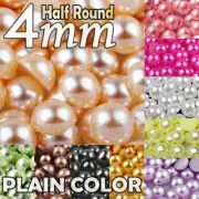 1000pcs Lot Half Round Flatback Beads Abs Pearls Fashion Nail Art Womens Jewelry