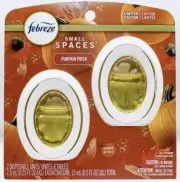 LIMITED EDITION FEBREZE Small Spaces Pumpkin Patch Holiday Air Freshener 2pk