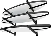 TWO STONES Surfboard Racks for The Wall, Surfboard Rack Hanger Works as a Shortboard, Skimboard & Longboard Hanger or Stand (CJ-OT2202)