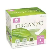 Organyc Panty Liners - Ultra Thin Light Flow | 24Pk