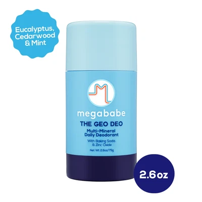 Geo Deo Daily Deodorant Stick, Multi-Minerals, Aluminum-Free, 2.6 Oz
