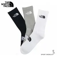 在飛比找蝦皮商城優惠-The North Face 襪子 長襪 一組三入 黑白灰【