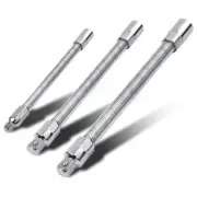 3PCS Electric Wrench Sleeve Universal Extension Rod - Flexible Drill Bit7894