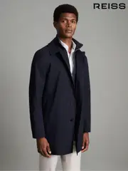 Reiss Navy Perrin Jacket With Removable Funnel-Neck Insert (D68933) | $610