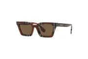 Womens Burberry Sunglasses Briar Be4392u Check Brown/ Brown Sunnies