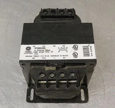 G.E. 9T58K0049 1 PHASE 370VA INDUSTRIAL TRANSFORMER