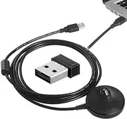 USB ANT Dongle - ANT+ Wireless Adapter, Small Adapter Receiver | Indoor Cycling Data Transmission Dongle Set, Lightweight Equipment for Bike Trainers, Cadence Monitors, Seamless Data Transmission