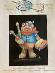 Vintage Tole Pattern Packet: Paint With Joy Bear by Kay Quist