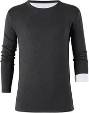 [Closhoer] Womens Sherpa Lined Sweatshirts Casual Crewneck Cute Fleece Pullover Long Sleeve Thermal Shirts