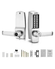 VEVOR Mechanical Keyless Entry Door Lock 14 Key Mechanical Door Lock Key Mechani