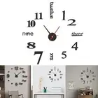 Digital Wall Clock Acrylic Wall Clock Home Decor Creative Design Easy To Install