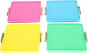 4Pcs Student Nail Board Toy Color Pegboard Rubber Band Set Hands on Ability Training Teaching Aids Large Colourful Plastic Primary Maths Science Pegboards