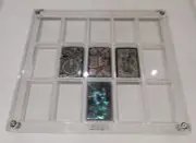 15 Grids Crystal Acrylic Display Frame Storage Case For Zippo Lighters