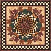 Quilt Kit - Fall Whimsy - 52" X 52" Autumn Wall Or Table Topper Quilt