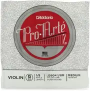 D'Addario J5604 Pro-Arte Violin G String - 1/8 Size, Medium Tension