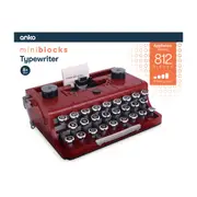 812 Pieces Mini Blocks Appliance Series: Typewriter