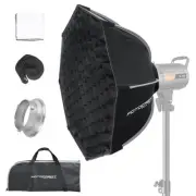 24/60CM Folding Quick Set-up Octagon Softbox Bowens MountHoneycomb GridDiffuser