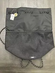 PINK/ Victoria Secret New Drawstring Bag Backpack Carry On Tote Black/white
